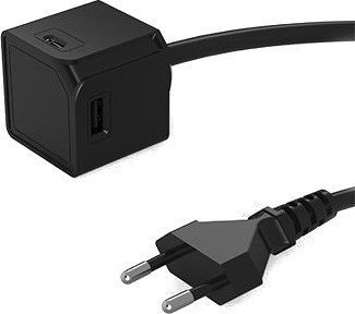 Power Cable PowerCube USBcube Extended USB A+C Black 1,5 m