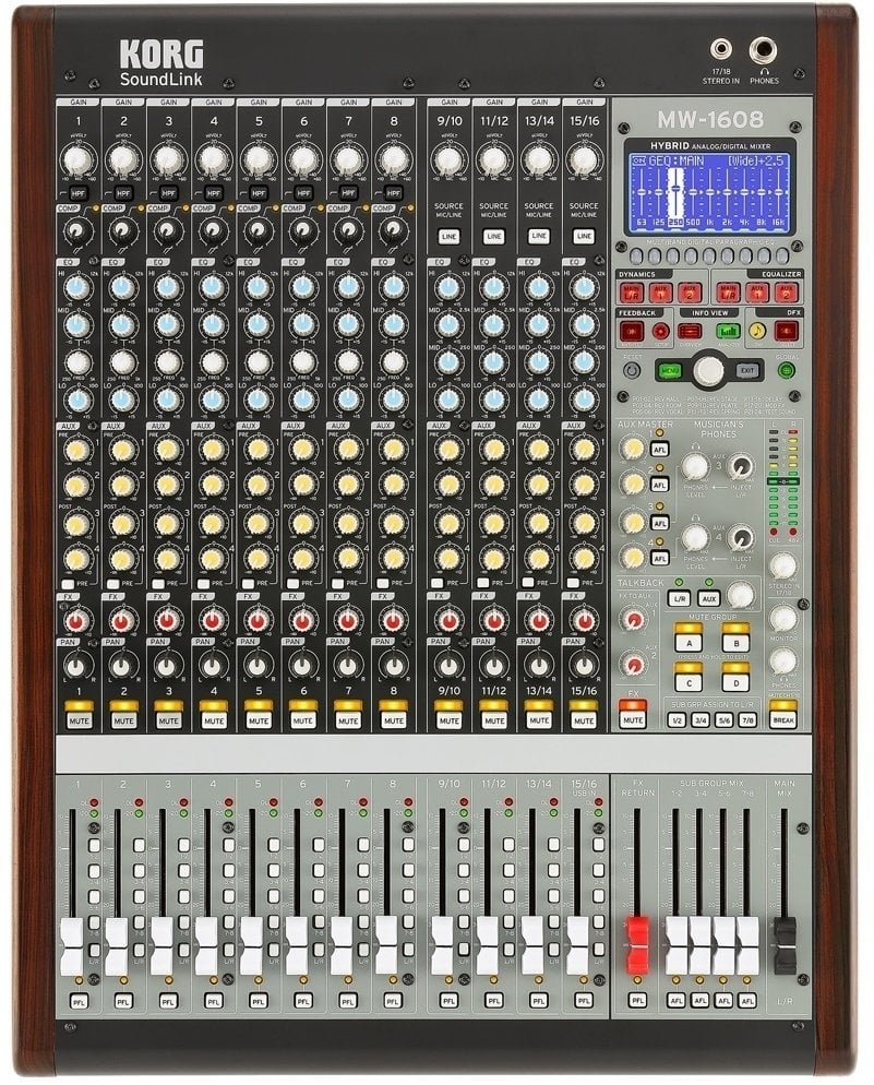 Table de mixage analogique Korg MW-1608 NT (Déjà utilisé)