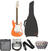 Guitare électrique Fender Squier Affinity Series Stratocaster IL Competition Orange Deluxe SET Competition Orange Guitare électrique