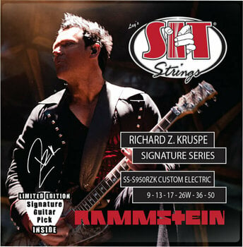 Snaren voor elektrische gitaar SIT Strings SRZK-950 Rammstein Signature Series - 1