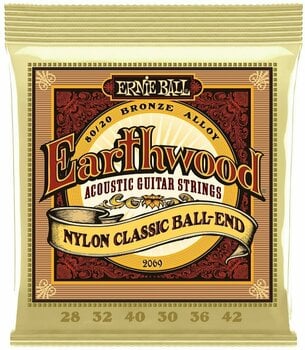 Nylonové struny pre klasickú gitaru Ernie Ball 2069 Earthwood - 1