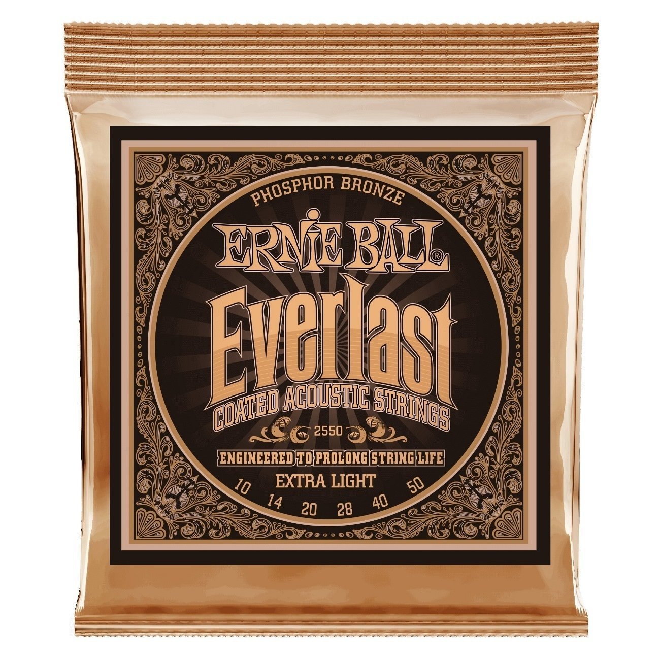 Cordes de guitares acoustiques Ernie Ball 2550 Everlast