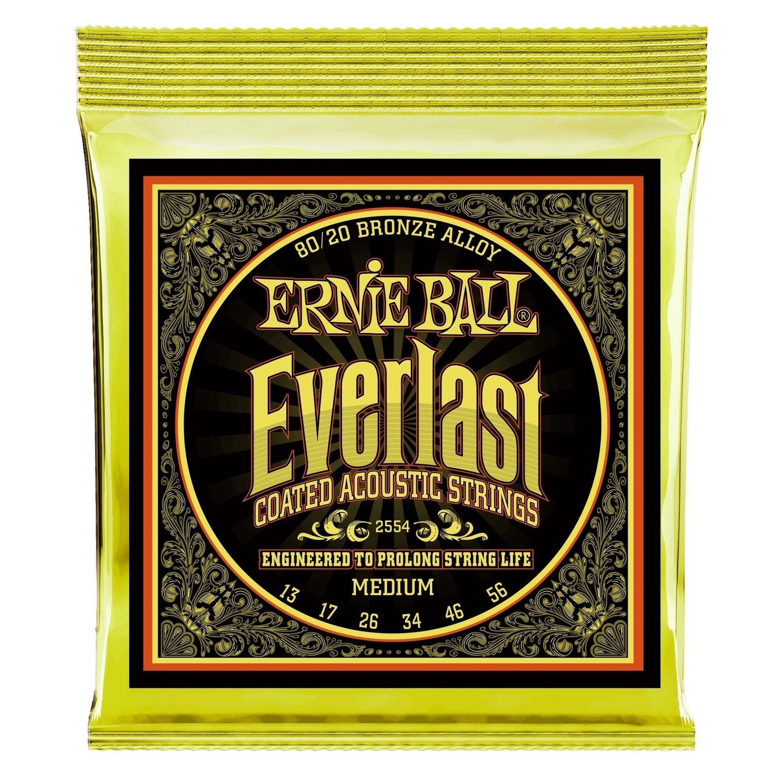 Akusztikus gitárhúrok Ernie Ball 2554 Everlast