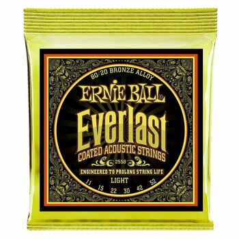 Struny do gitary akustycznej Ernie Ball 2558 Everlast - 1