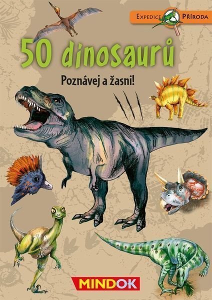 Jeu de plateau MindOk Expedice příroda: 50 dinosaurů CZ Jeu de plateau