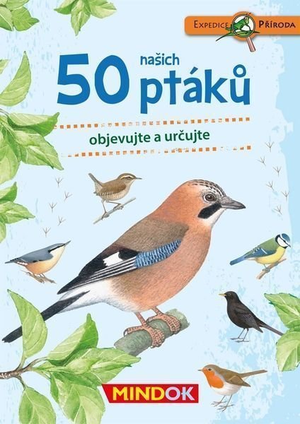Pöytäpeli MindOk Expedice příroda: 50 ptáků CZ Pöytäpeli