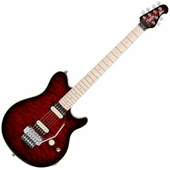 Elektrische gitaar Sterling by MusicMan AX40D Ruby Red Burst - 1