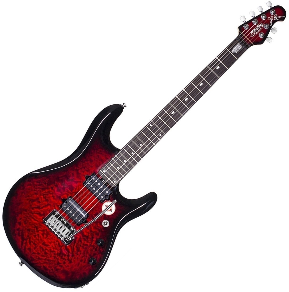 Signature E-Gitarre Sterling by MusicMan John Petrucci JP100D Ruby Red Burst