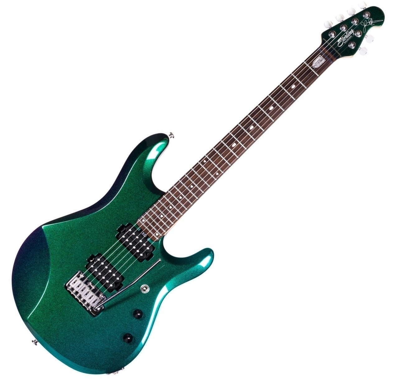 Signature Electric Guitar Sterling by MusicMan John Petrucci JP60 Mystic Green