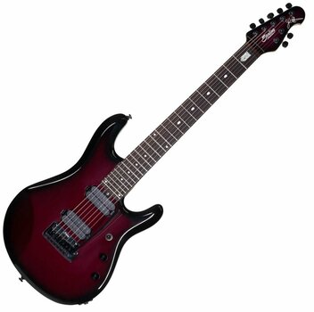 7-string Electric Guitar Sterling by MusicMan John Petrucci JP70 Pearl Red Burst - 1