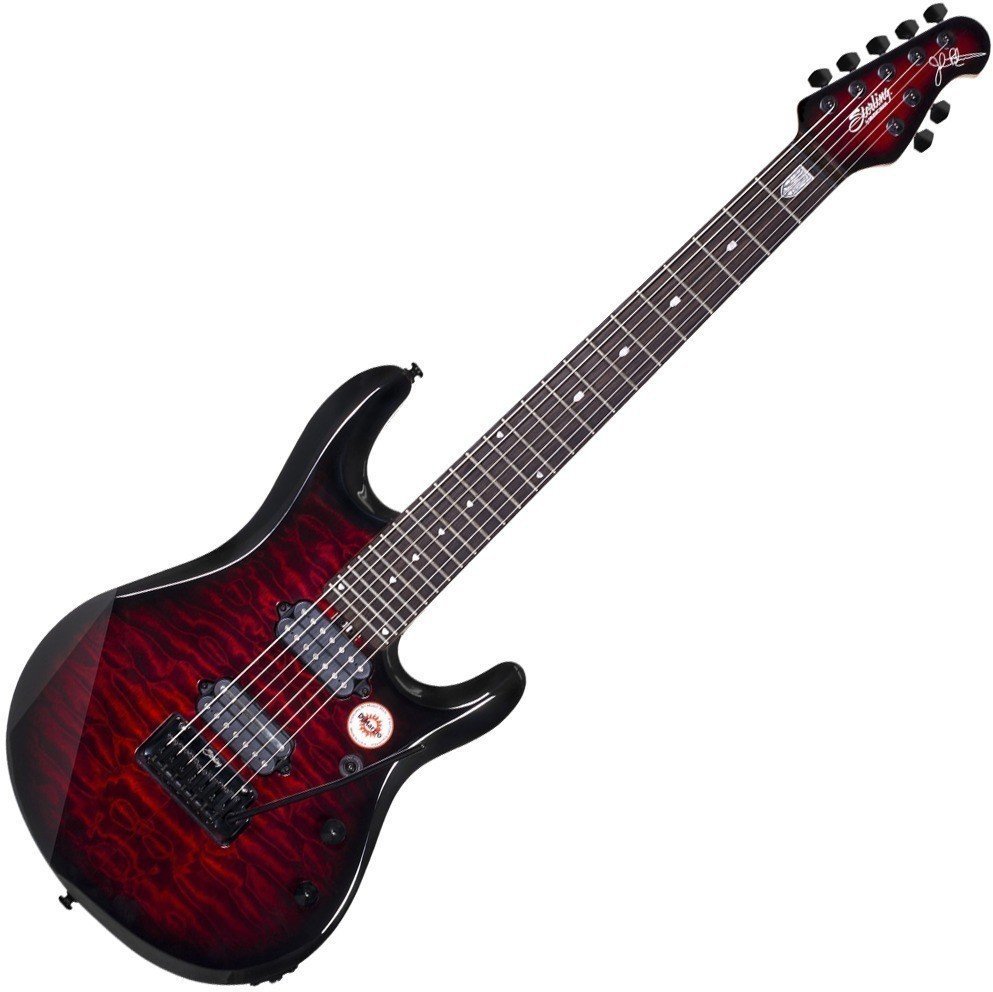 Elektromos gitár Sterling by MusicMan John Petrucci JP170D Ruby Red