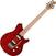 Elektriska gitarrer Sterling by MusicMan S.U.B. AX3 Trans Red