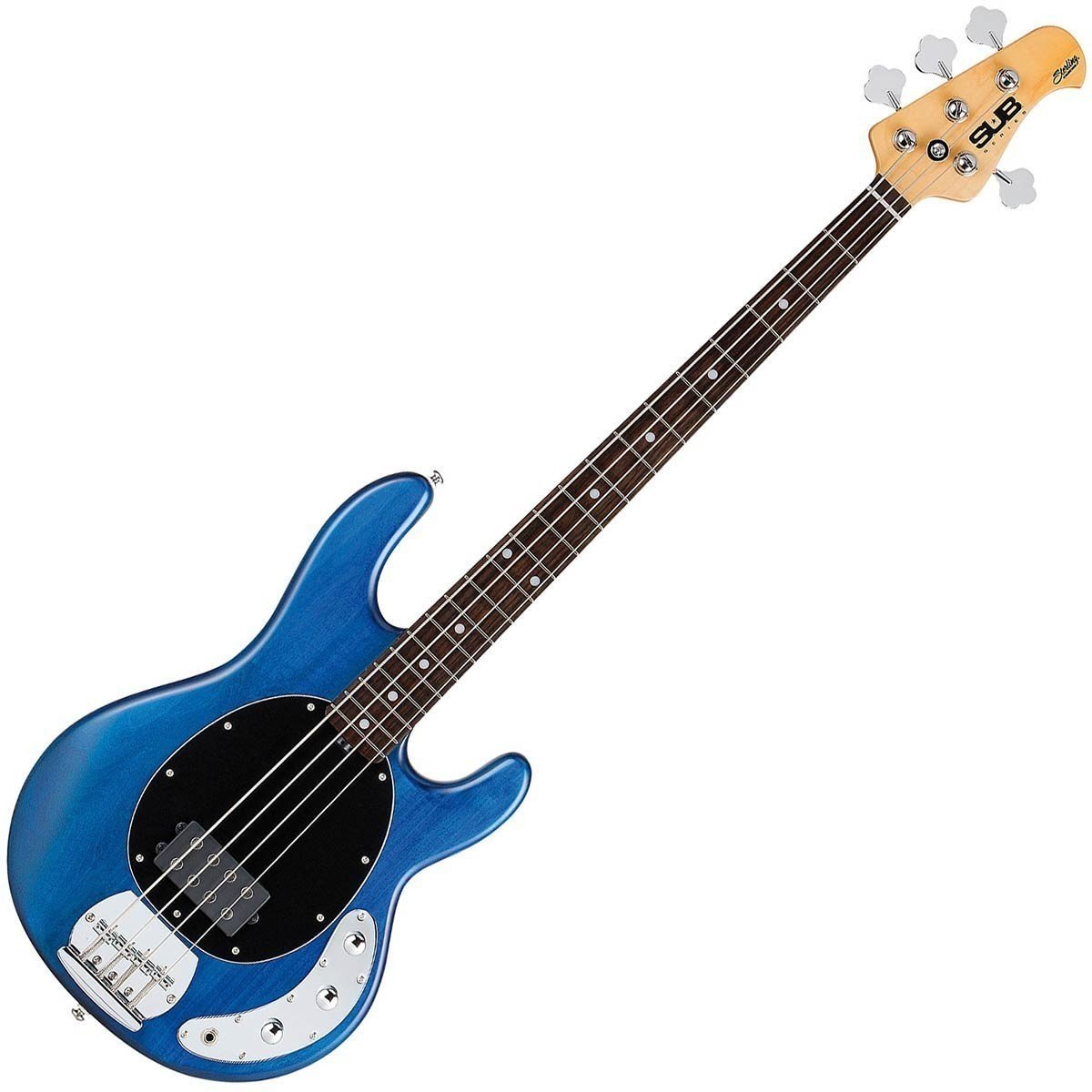 E-Bass Sterling by MusicMan S.U.B. RAY4 Trans Blue Satin Rosewood