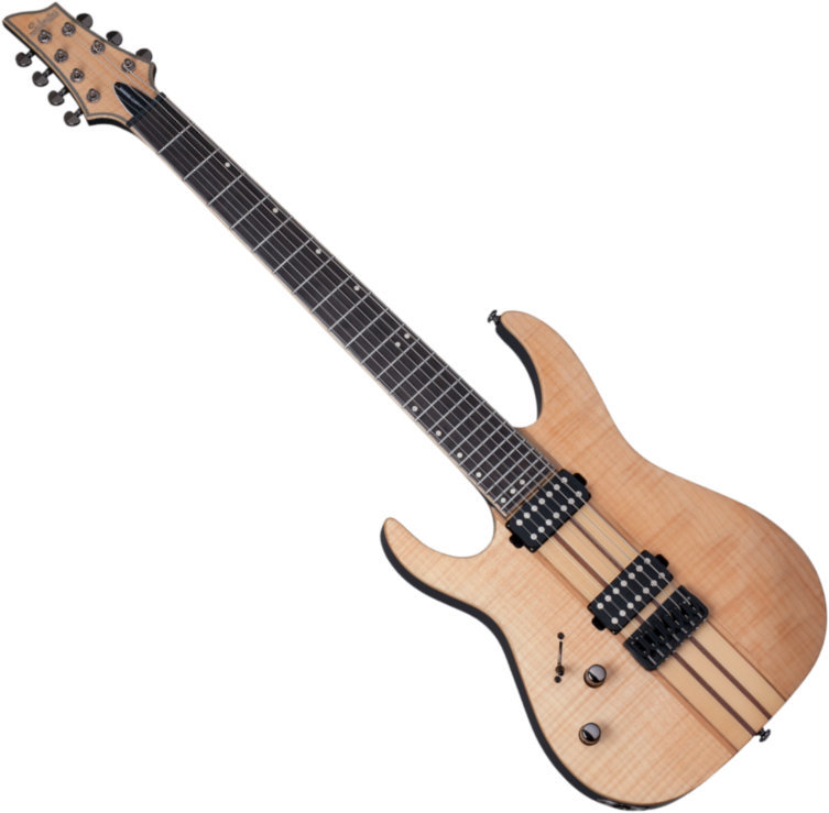 7-strenget elektrisk guitar Schecter Banshee Elite-7 LH Gloss Natural