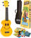 Mahalo U-SMILE Szoprán ukulele Yellow