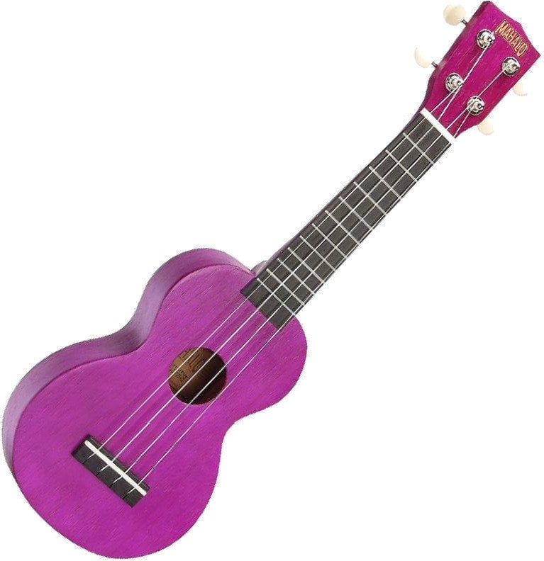 Szoprán ukulele Mahalo MK1P Szoprán ukulele Transparent Purple