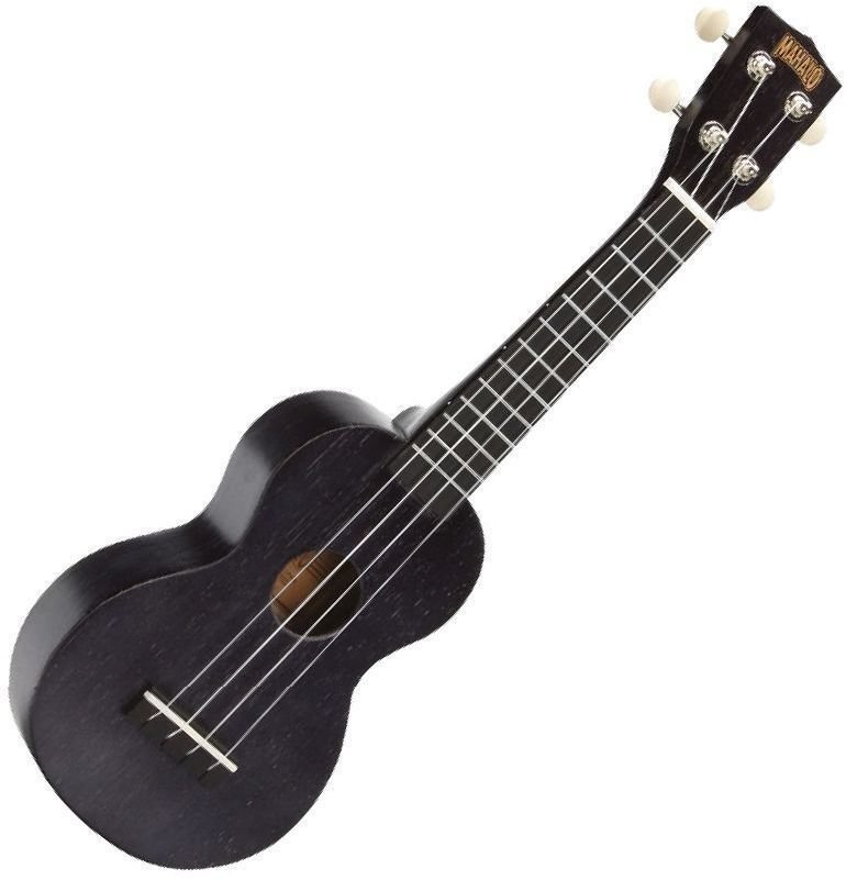 Szoprán ukulele Mahalo MK1P Szoprán ukulele Transparent Black