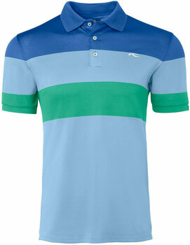 Koszulka Polo Kjus Luan CB Bermudas Blue/Strong Blue 56 - 1