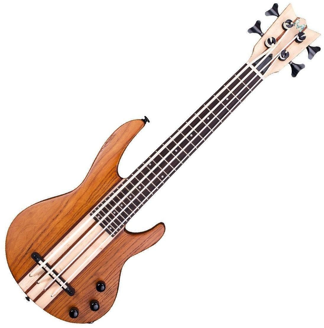 Basové ukulele Mahalo MEB1 Basové ukulele Transparent Brown