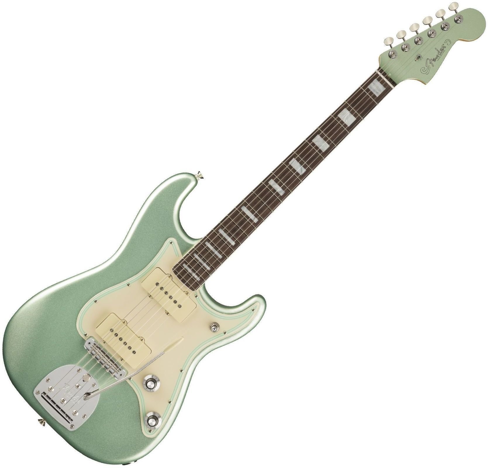 Електрическа китара Fender Parallel Universe II Jazz Stratocaster RW Mystic Surf Green