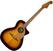Guitare Jumbo acoustique-électrique Fender Newporter Player WN Walnut Sunburst