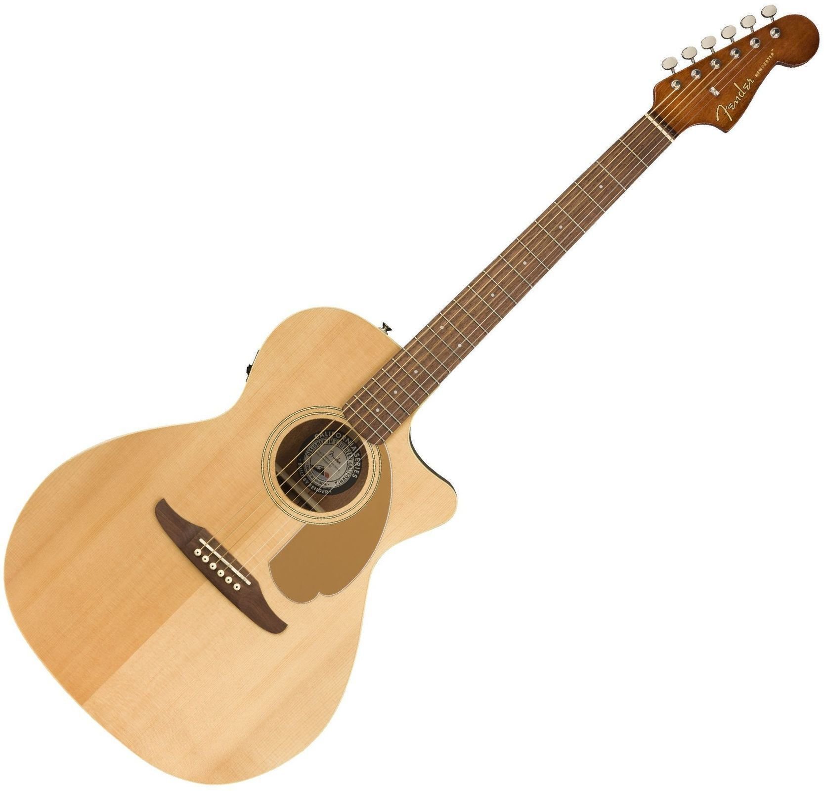 Elektroakustická gitara Jumbo Fender Newporter Player WN Natural