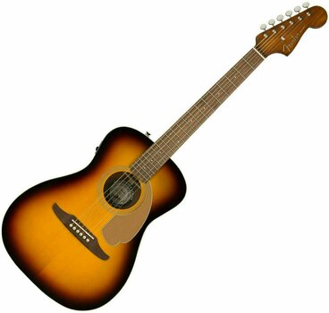 Elektroakustinen kitara Fender Malibu Player WN Sunburst - 1