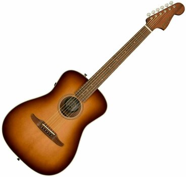 Electro-acoustic guitar Fender Malibu Classic Aged Cognac Burst - 1