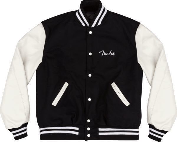 Jacket Fender Jacket Custom Shop Varsity Black-White S
