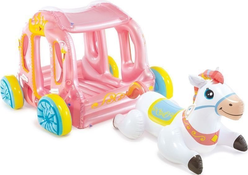 Opblaasbaar speelgoed voor in het water Intex Princess Carriage Opblaasbaar speelgoed voor in het water