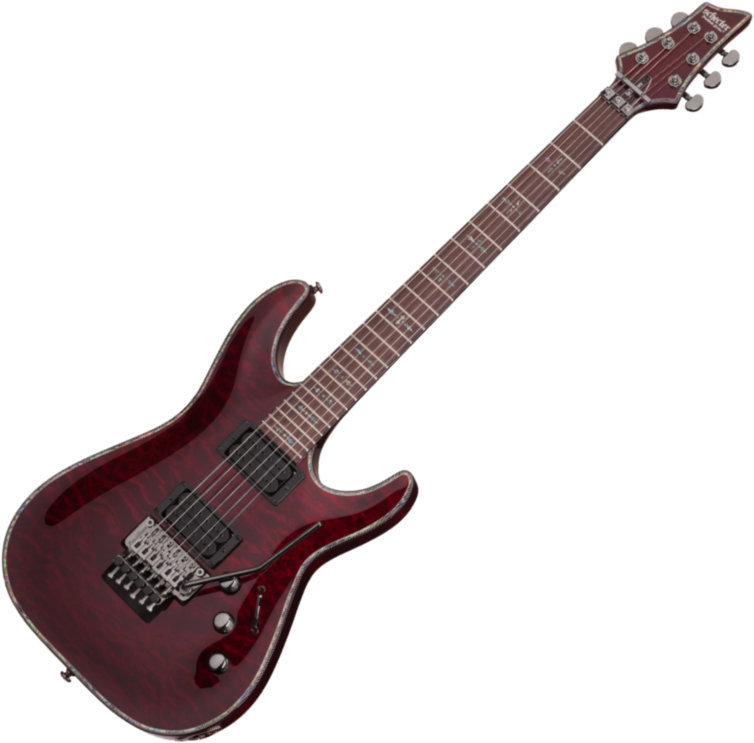 Electric guitar Schecter Hellraiser C-1 FR Black Cherry