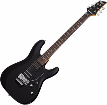 Guitarra eléctrica Schecter C-6 FR Deluxe Satin Black - 1