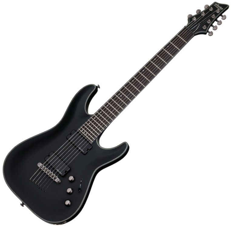 Elektrische gitaar Schecter Blackjack SLS C-7 A Satin Black