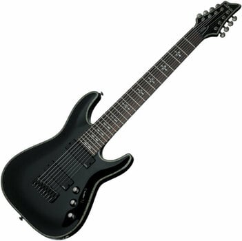 8 húros elektromos gitár Schecter Hellraiser C-8 Gloss Black - 1