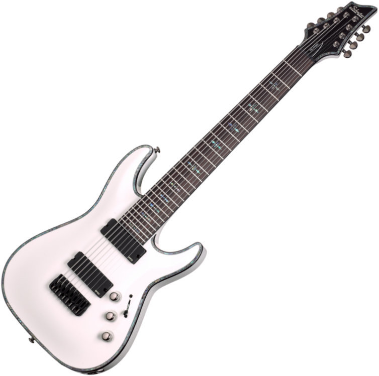 Schecter Hellraiser C-8 Gloss White - Muziker