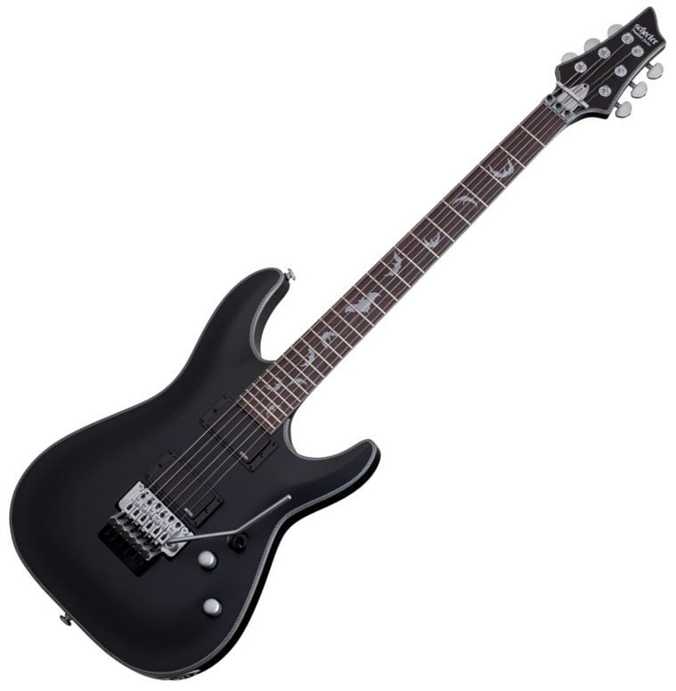 Elektrisk gitarr Schecter Damien Platinum-6 FR Satin Black