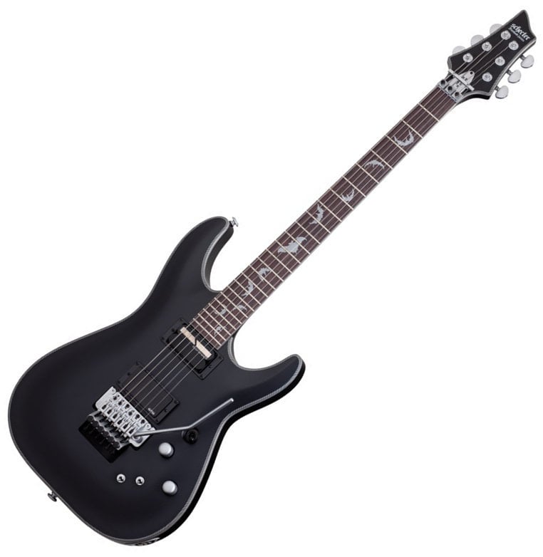 Electric guitar Schecter Damien Platinum-6 FR S Satin Black