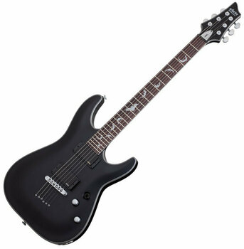 Guitare électrique Schecter Damien Platinum-6 Satin Black - 1