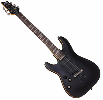 Guitare électrique Schecter Demon-6 Satin Black - 1