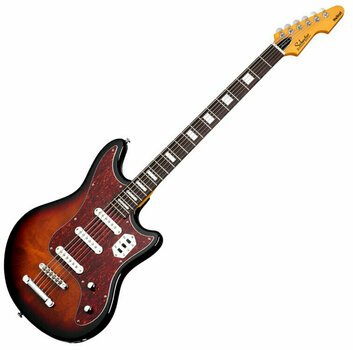 Električna gitara Schecter Hellcat-VI 3-Tone Sunburst - 1