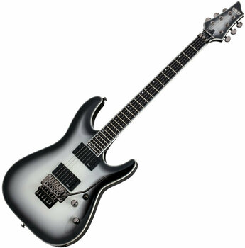 Guitare électrique Schecter Jake Pitts C-1 FR Metallic White w/Metallic Black Burst - 1