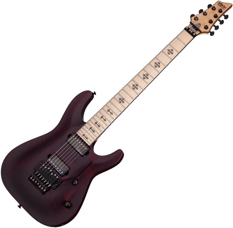 Chitară electrică Schecter Jeff Loomis JL-7 FR Vampyre Red Satin