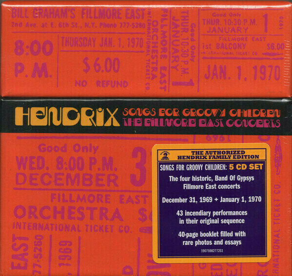 洋楽 jimi hendrix complete fillmore east 5CD Hendrix, Jimi - Jimi Hendrix: Live at the Fillmore East