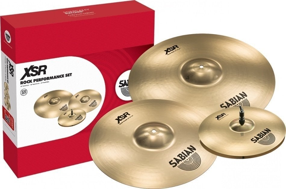 Set de cymbales Sabian XSR5009B XSR Rock Performance 14/16/20 Set de cymbales
