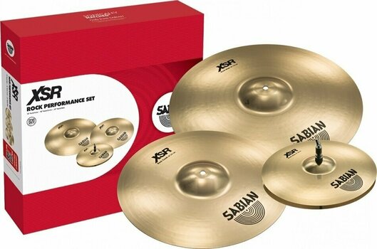 Set de cymbales Sabian XSR5009B XSR Rock Performance 14/16/20 Set de cymbales - 1