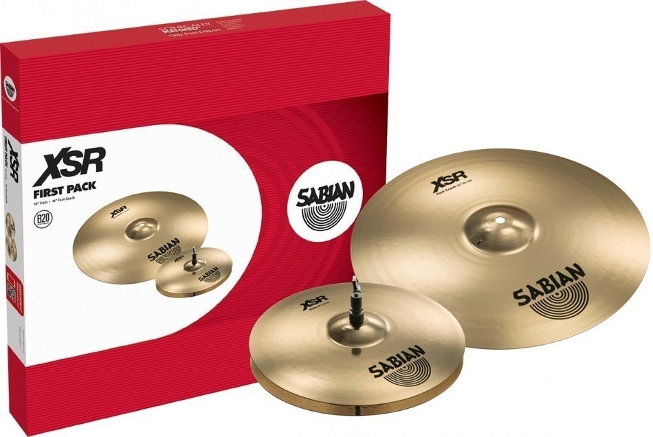Cymbal Set Sabian XSR5011B XSR First Pack 14/16 Cymbal Set