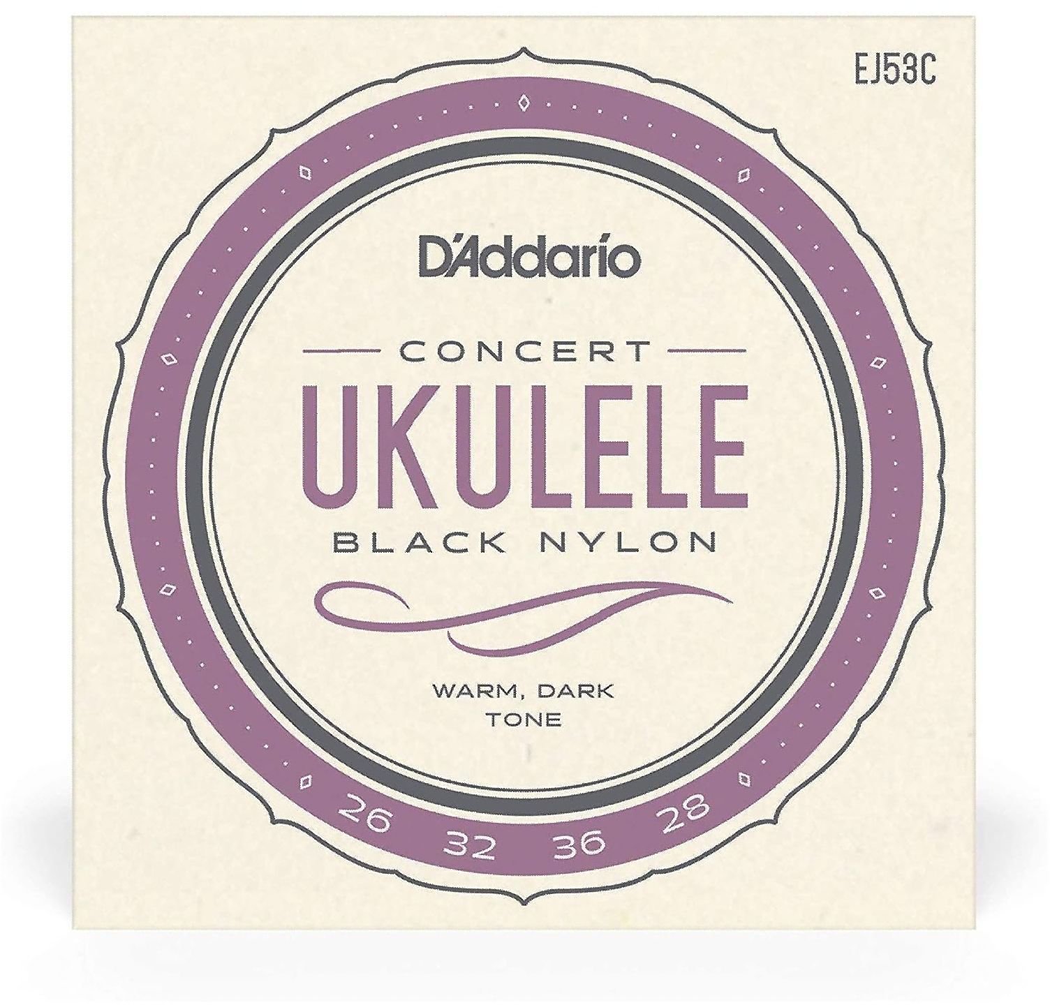 Strings for concert ukulele D'Addario EJ53C