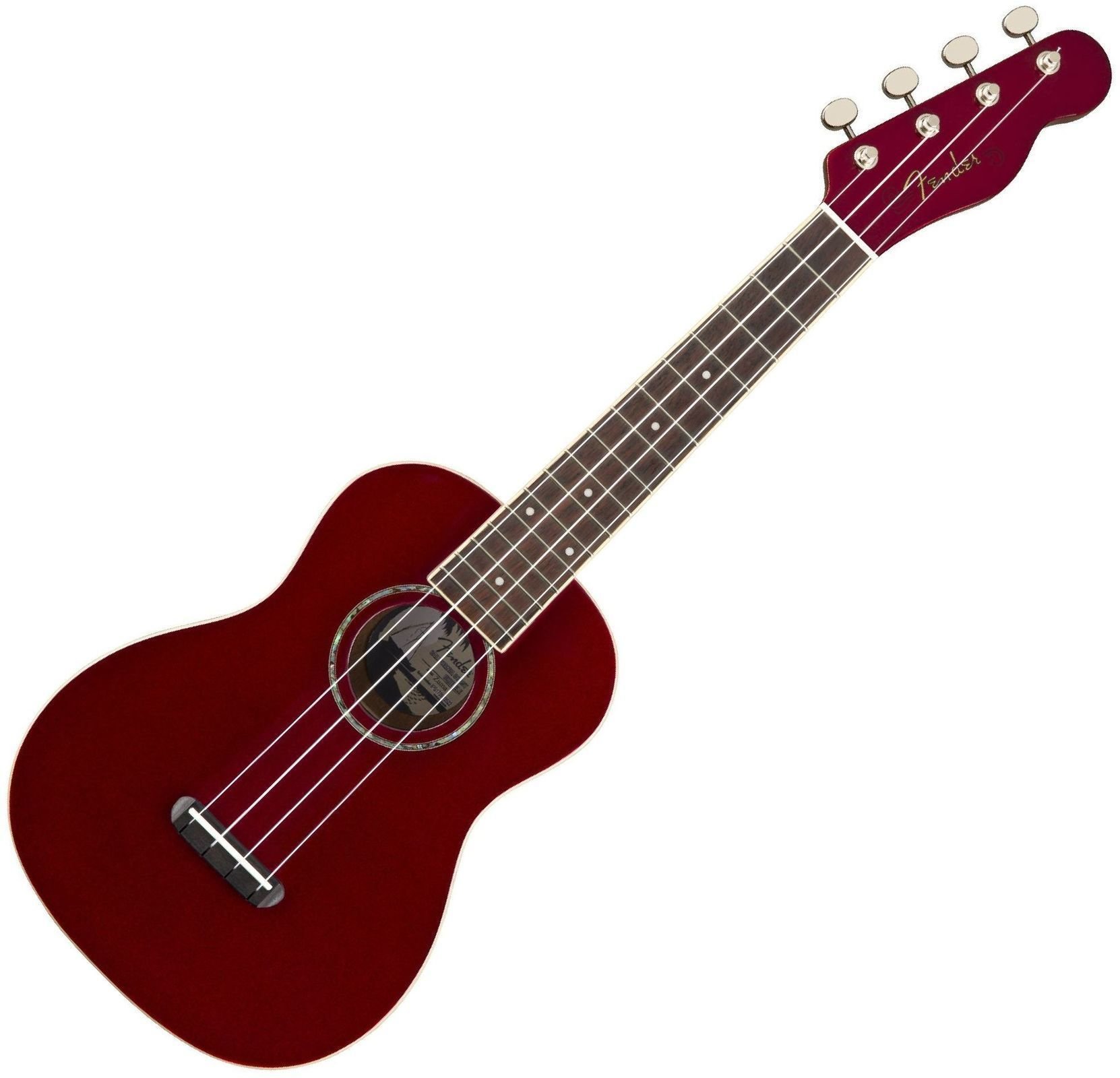 Koncertní ukulele Fender Zuma Classic WN Koncertní ukulele Candy Apple Red