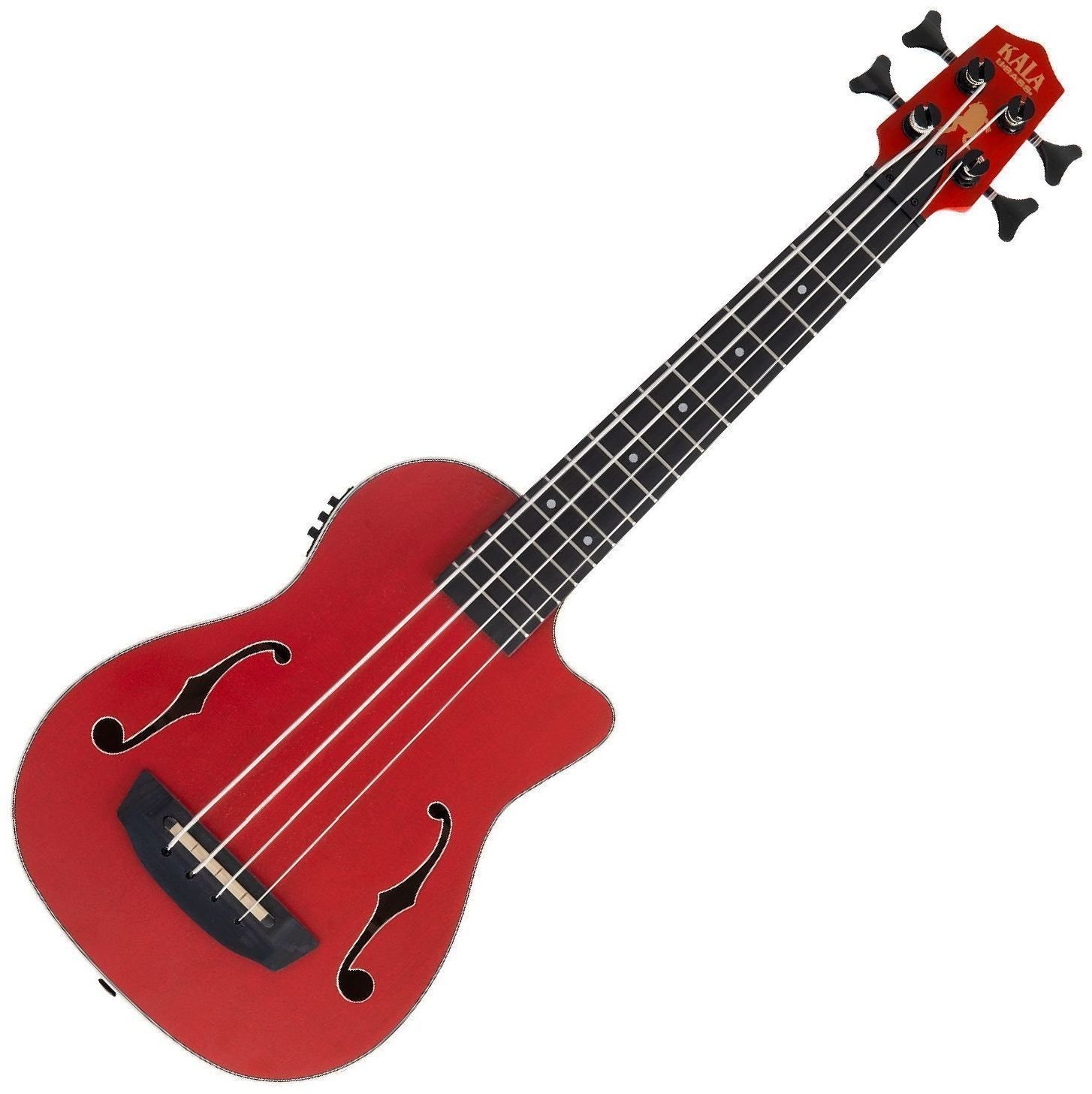 Basszus ukulele Kala U-Bass Journeyman Basszus ukulele Piros