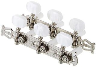 Kitarride häälestusseadmed Schaller LNI 1 Baseplate 3 Large Galalith Nickel
